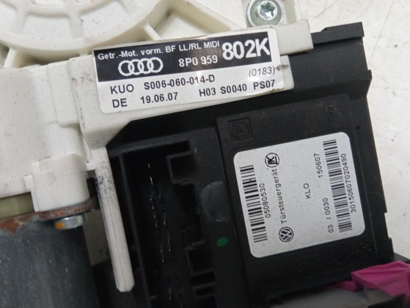 Recambio de elevalunas electrico delantero derecho para audi a3 (8p1) 1.6 fsi referencia OEM IAM   