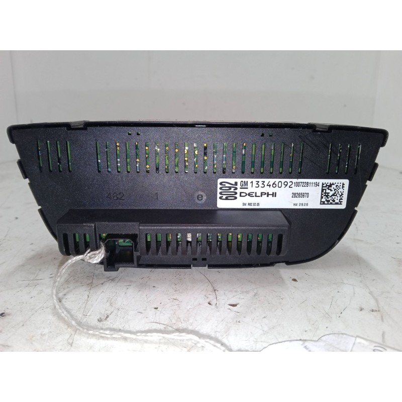 Recambio de mando climatizador para opel meriva b monospace (s10) 1.7 cdti (75) referencia OEM IAM 13346092  
