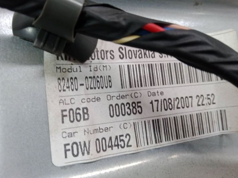 Recambio de elevalunas electrico delantero derecho para kia sportage ii (je_, km_) 2.0 i 16v referencia OEM IAM   