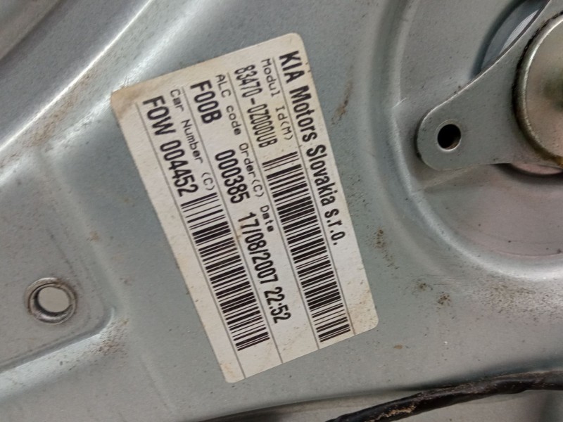 Recambio de elevalunas electrico trasero izquierdo para kia sportage ii (je_, km_) 2.0 i 16v referencia OEM IAM   