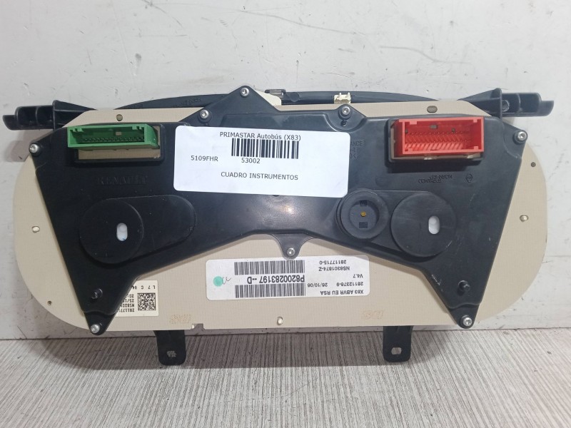 Recambio de cuadro instrumentos para nissan primastar autobús (x83) dci 150 referencia OEM IAM   