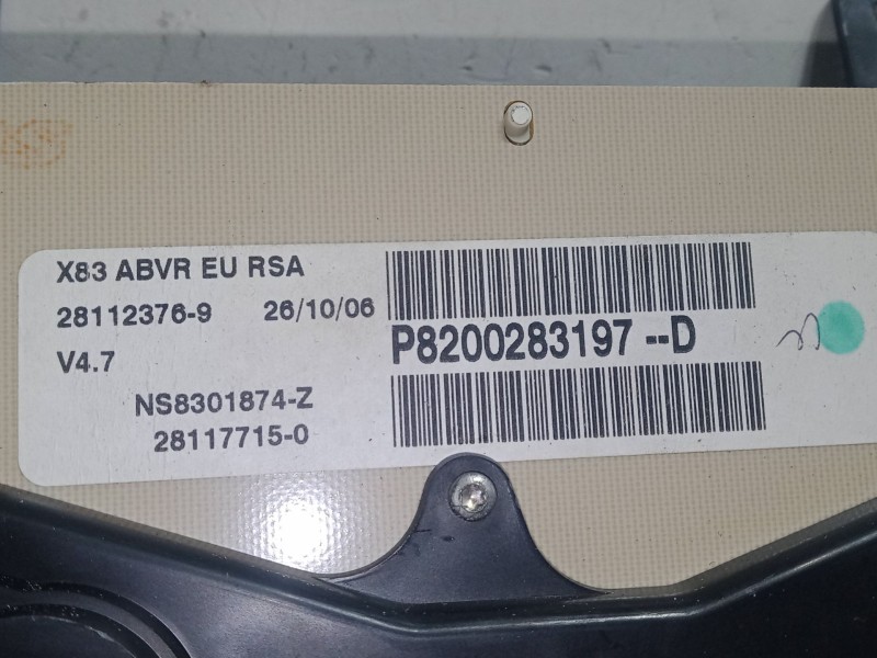 Recambio de cuadro instrumentos para nissan primastar autobús (x83) dci 150 referencia OEM IAM   