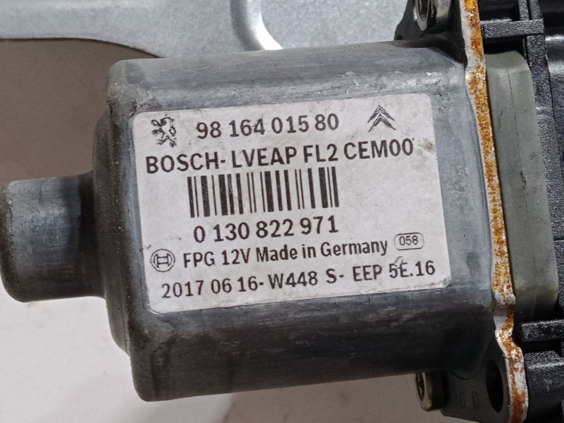 Recambio de elevalunas electrico trasero izquierdo para peugeot 2008 i (cu_) 1.2 thp 130 / puretech 130 referencia OEM IAM 98164