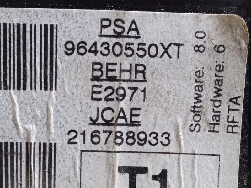 Recambio de mando climatizador para peugeot 206 hatchback (2a/c) 1.4 hdi eco 70 referencia OEM IAM 96430550XT  