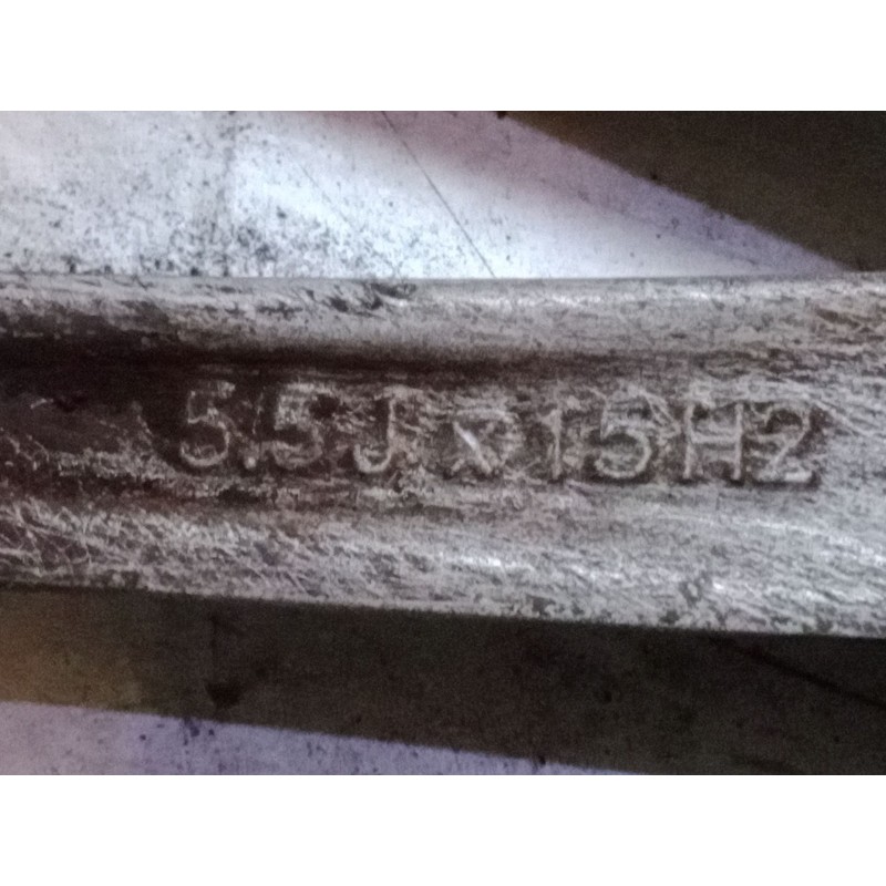 Recambio de llanta alumino 15´´ para volkswagen up! (121, 122, bl1, bl2, bl3, 123) 1.0 referencia OEM IAM 55JX15H2ET41  