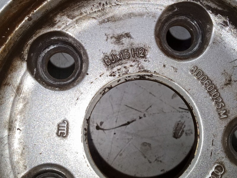 Recambio de llanta alumino 15´´ para audi a4 b5 avant (8d5) 1.9 tdi referencia OEM IAM   