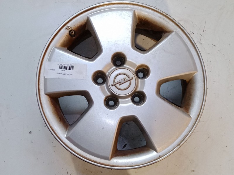 Recambio de llanta alumino 15´´ para opel astra g coupé (t98) 1.6 16v (f07) referencia OEM IAM 6JX15ET49  