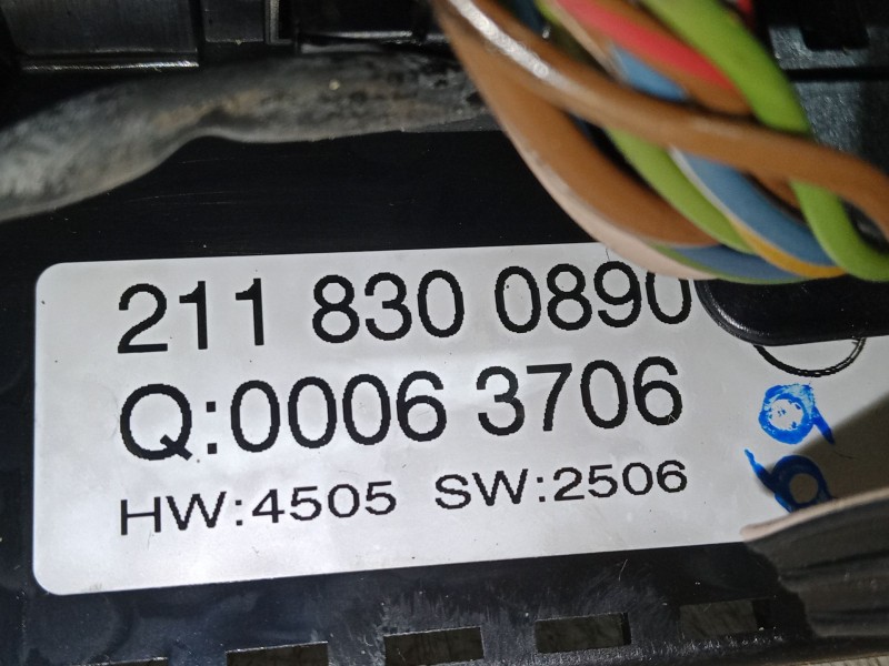 Recambio de mando climatizador para mercedes-benz e 200 cdi referencia OEM IAM 2118300890  
