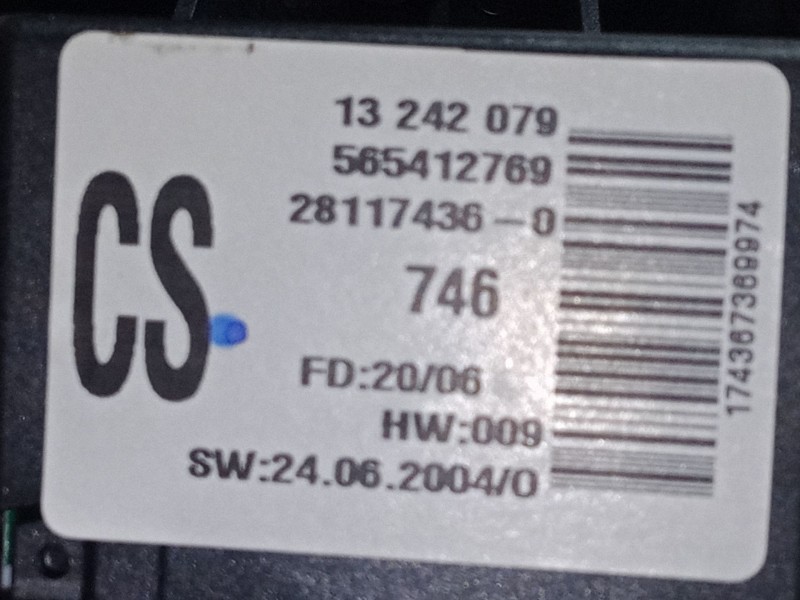 Recambio de pantalla interior reloj para opel corsa c (x01) 1.2 twinport (f08, f68) referencia OEM IAM   