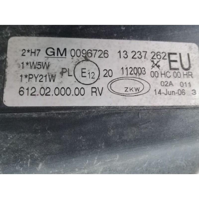 Recambio de faro izquierdo para opel corsa c (x01) 1.2 twinport (f08, f68) referencia OEM IAM   