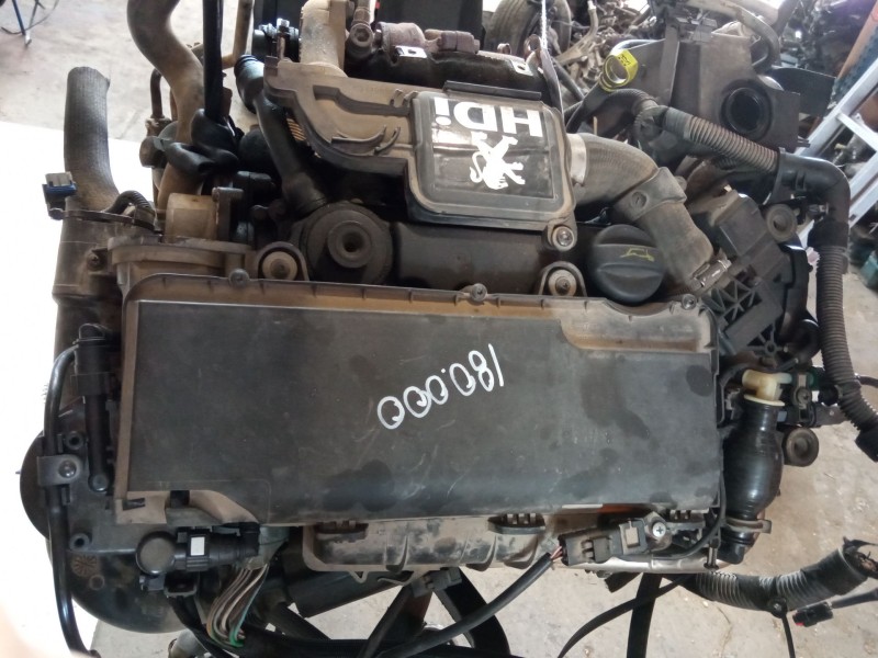 Recambio de motor completo para peugeot 206 hatchback (2a/c) 1.4 hdi eco 70 referencia OEM IAM 180.000Km  