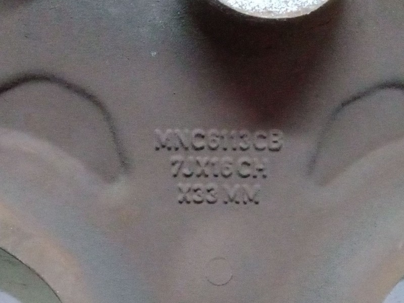 Recambio de llanta aluminio 16´´ para jaguar xj (x300, x330) 6 sovereign 4.0 referencia OEM IAM   