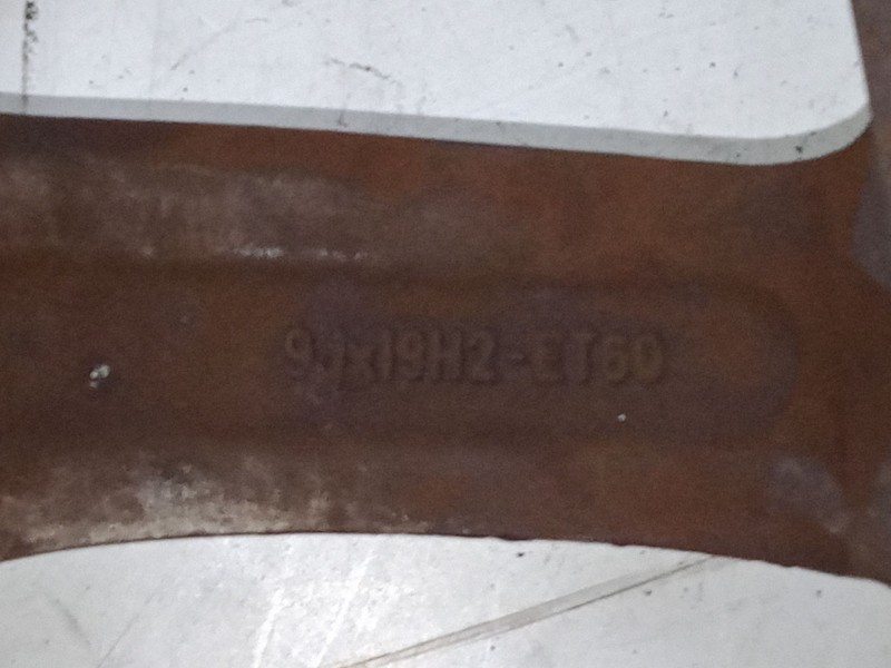 Recambio de llanata aluminio 19´´ para porsche cayenne (9pa) turbo 4.5 referencia OEM IAM   