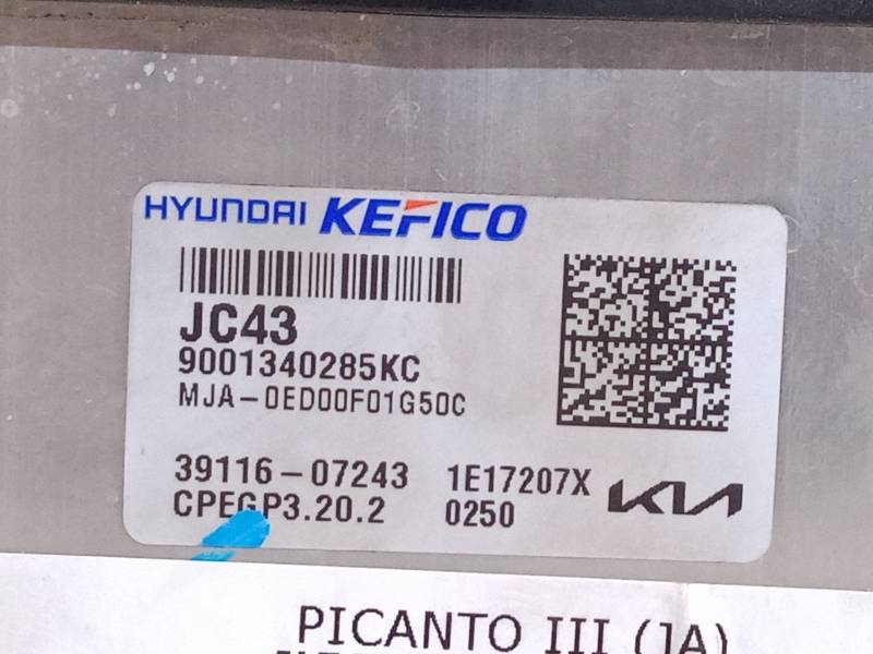 CENTRALITA MOTOR UCE 9001340285KC 3911607243