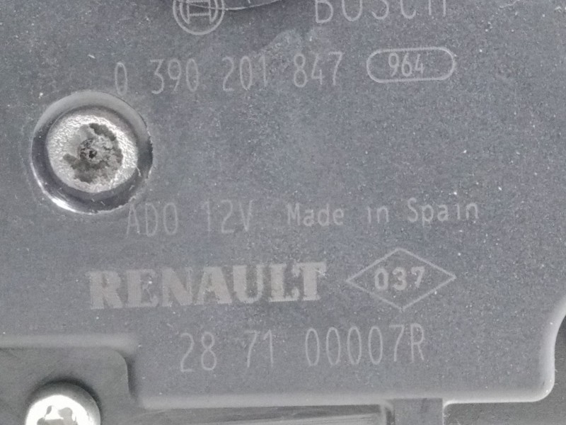 Recambio de motor limpia trasero para renault megane iii hatchback (bz0/1_, b3_) 1.6 16v (bz1b, bz1h) referencia OEM IAM 0390201