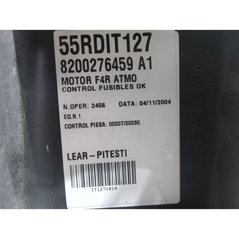 Recambio de bsm para renault laguna ii (bg0/1_) 2.0 16v (bg00, bg0k, bg0p, bg0w) referencia OEM IAM   