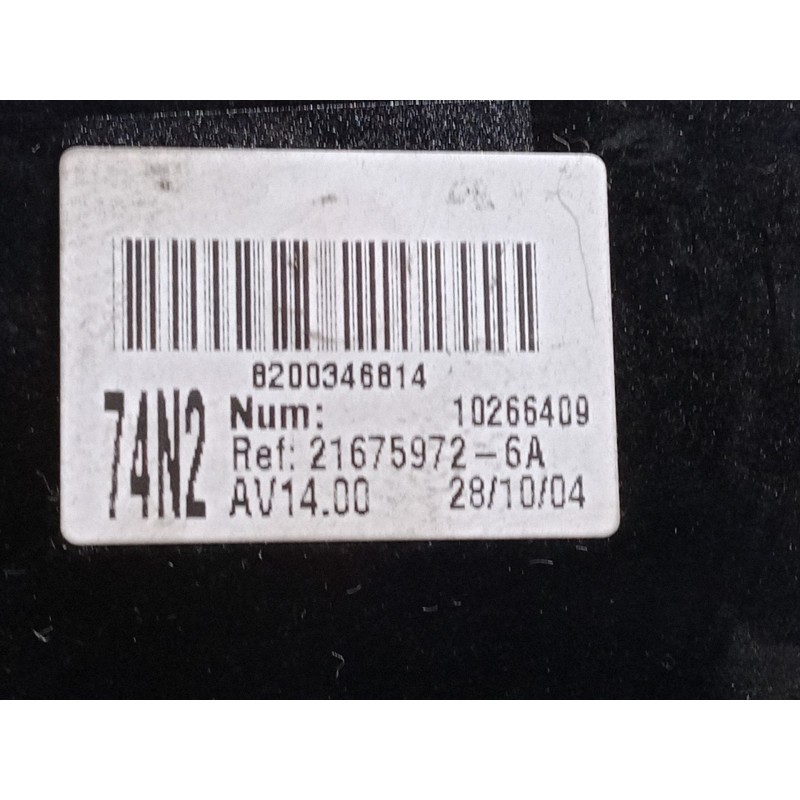 Recambio de bsi para renault laguna ii (bg0/1_) 2.0 16v (bg00, bg0k, bg0p, bg0w) referencia OEM IAM 8200346814 74N2 21675972-6A