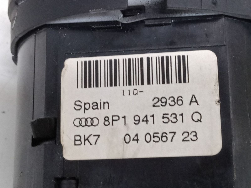 Recambio de conmutador de luces para audi a3 sportback (8pa) 1.6 fsi referencia OEM IAM 8P1941531Q 8P0 0581 10-161006 
