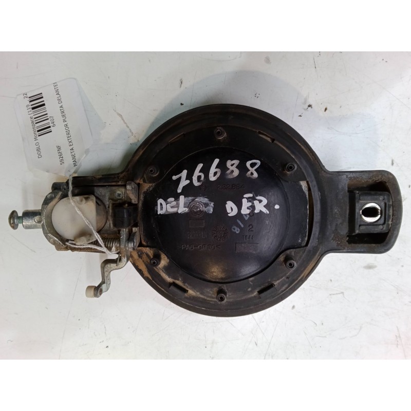 Recambio de maneta exterior puerta delantera derecha para fiat doblo monospace (119_, 223_) 1.3 jtd referencia OEM IAM   