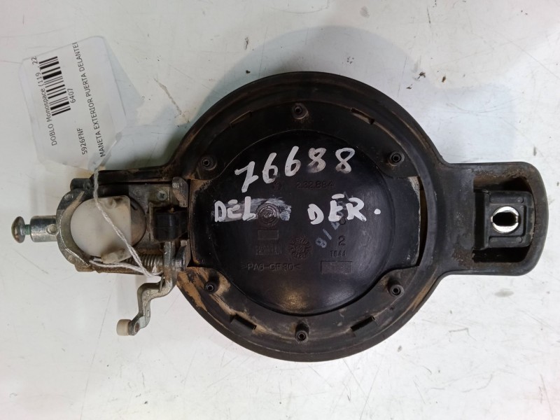 Recambio de maneta exterior puerta delantera derecha para fiat doblo monospace (119_, 223_) 1.3 jtd referencia OEM IAM   