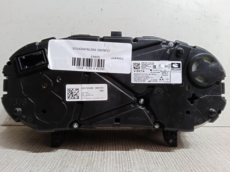 Recambio de cuadro instrumentos para seat ibiza v (kj1, kjg) 1.0 tsi referencia OEM IAM   