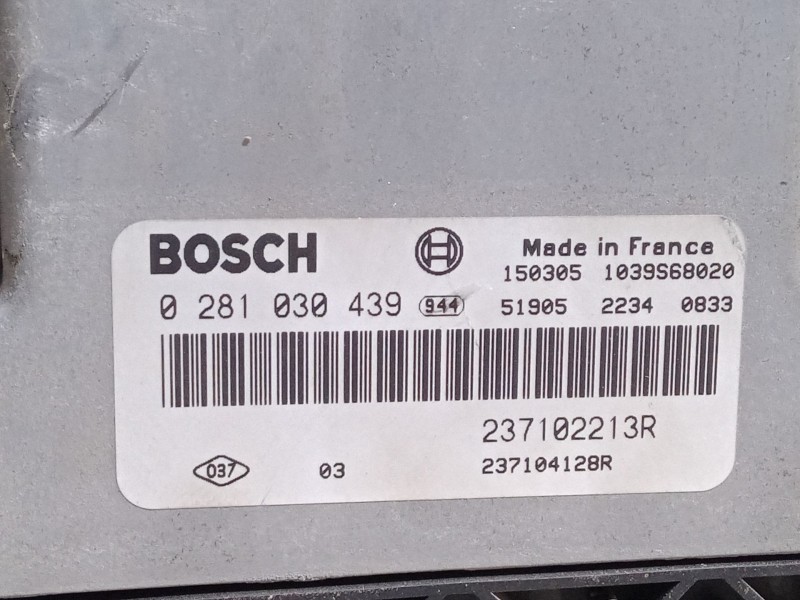 Recambio de centralita motor uce para dacia dokker monospace (ke_) 1.5 dci / blue dci 75 (keaj, keah, kejw) referencia OEM IAM 0