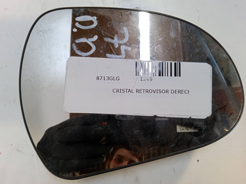 Recambio de cristal retrovisor derecho para peugeot 207/207+ (wa_, wc_) 1.4 16v referencia OEM IAM   
