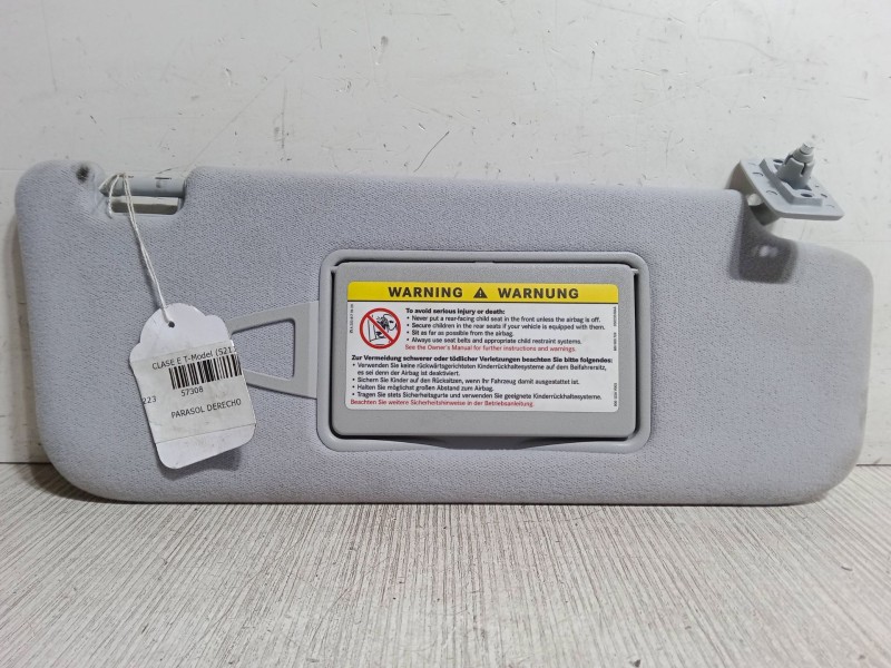 Recambio de parasol derecho para mercedes-benz clase e t-model (s211) e 200 t kompressor (211.242) referencia OEM IAM   