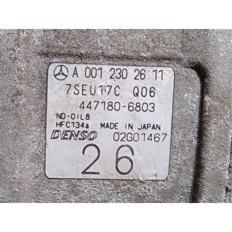 Recambio de compresor a/a para mercedes-benz clase e t-model (s211) e 200 t kompressor (211.242) referencia OEM IAM A0012302611 