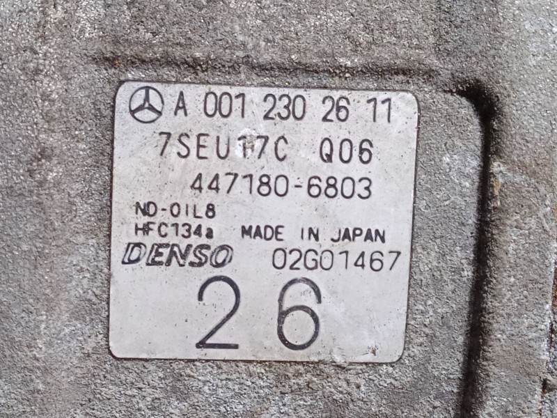 Recambio de compresor a/a para mercedes-benz clase e t-model (s211) e 200 t kompressor (211.242) referencia OEM IAM A0012302611 