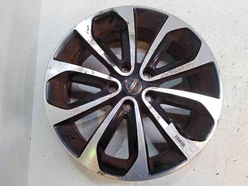 Recambio de llanta aluminio 18´´ para nissan qashqai / qashqai +2 i (j10, nj10, jj10e) 1.5 dci referencia OEM IAM   