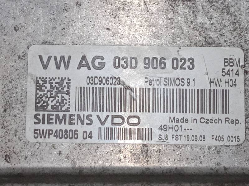 CENTRALITA MOTOR UCE 03D906023 5WP40806 04