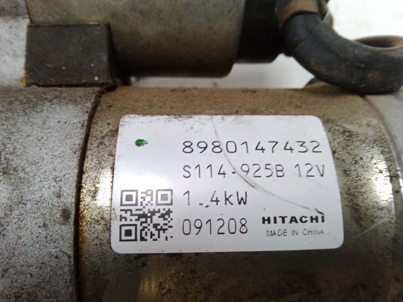 Recambio de motor arranque para opel zafira / zafira family b (a05) 1.7 cdti (m75) referencia OEM IAM 8980147432  