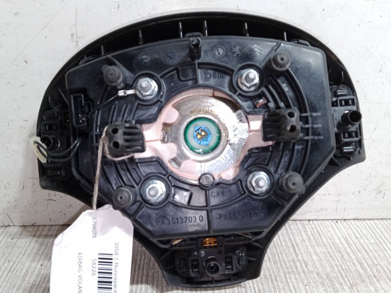 Recambio de airbag volante para peugeot 3008 i monospace (0u_) 1.6 hdi referencia OEM IAM   