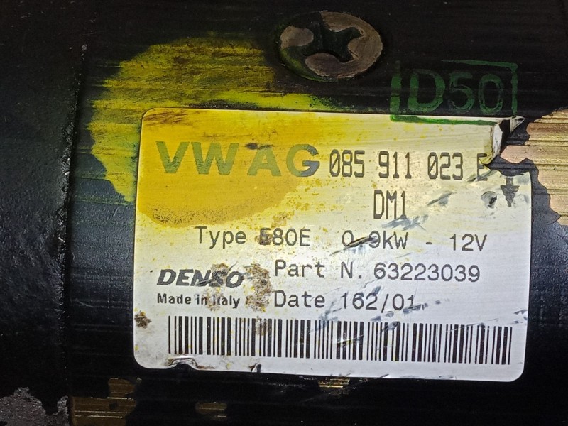 Recambio de motor arranque para volkswagen polo (6n2) 1.4 referencia OEM IAM 085911023E  