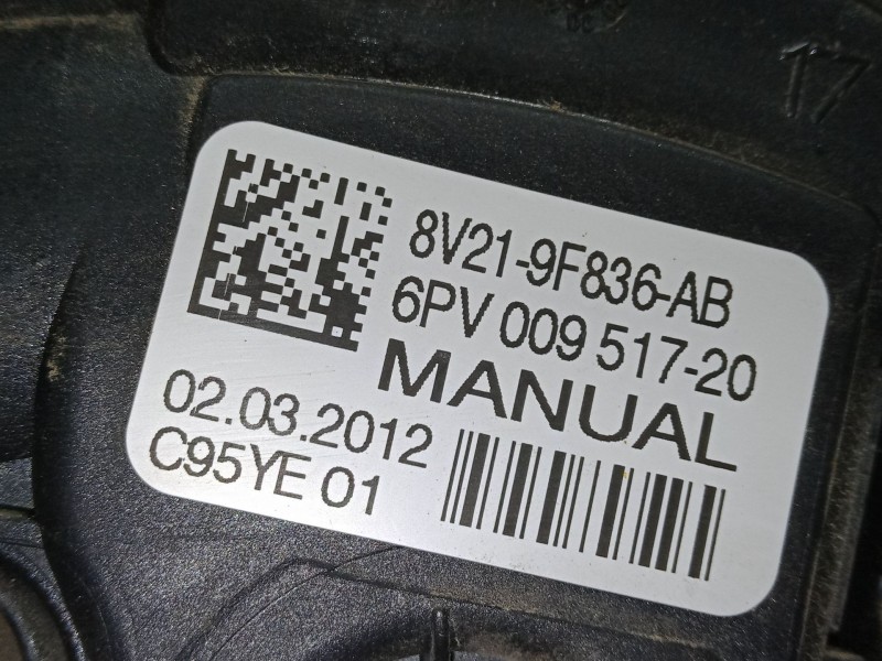 Recambio de pedal acelerador para ford fiesta vi (cb1, ccn) 1.6 tdci referencia OEM IAM 8V219F836AB  