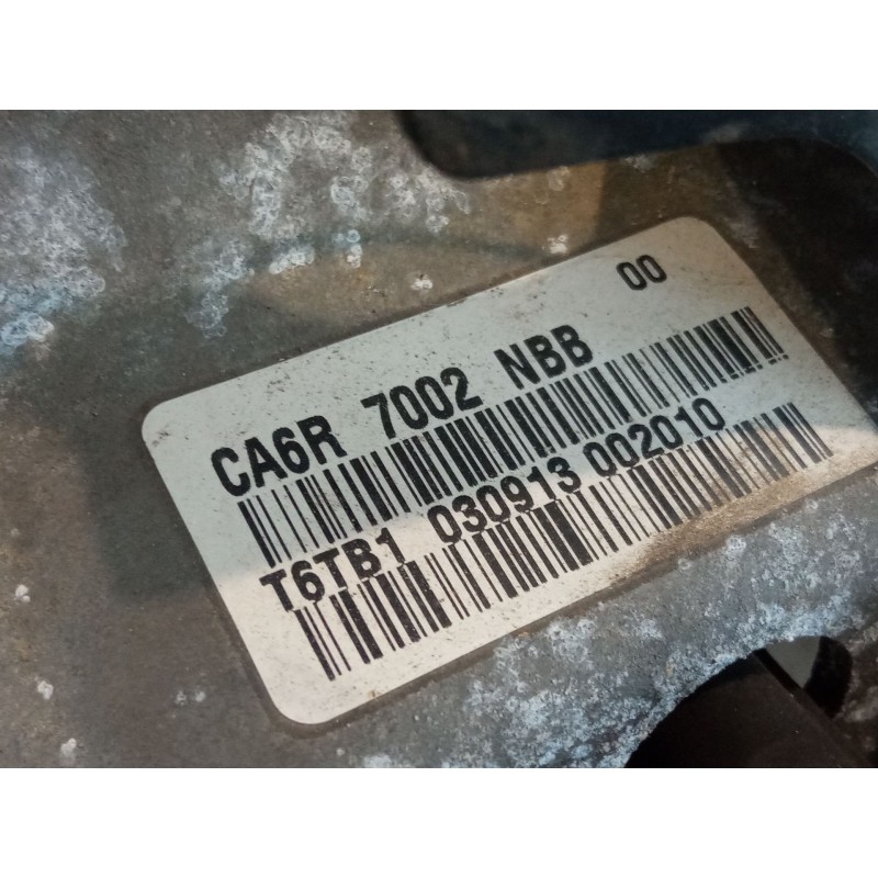 Recambio de caja de cambios manual 5 velocidades para ford fiesta vi (cb1, ccn) 1.0 ecoboost referencia OEM IAM CA6R7002NBB  T6T
