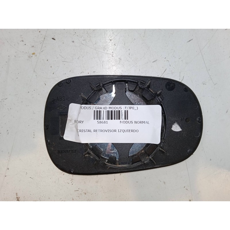 Recambio de cristal retrovisor izquierdo para renault modus / grand modus (f/jp0_) 1.2 (jp0c, jp0k, fp0c, fp0k, fp0p, jp0p, jp0t