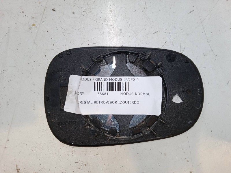 Recambio de cristal retrovisor izquierdo para renault modus / grand modus (f/jp0_) 1.2 (jp0c, jp0k, fp0c, fp0k, fp0p, jp0p, jp0t