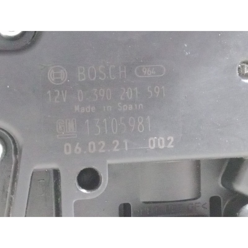 Recambio de motor limpia trasero para opel astra h (a04) 1.4 (l48) referencia OEM IAM 1J4959857  0390201591