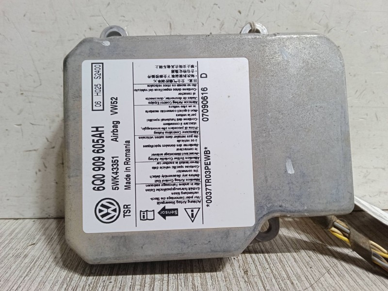 Recambio de centralita airbag para volkswagen caddy iii furgoneta/monovolumen (2ka, 2kh, 2ca, 2ch) 1.9 tdi 4motion referencia OE
