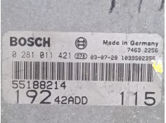 Recambio de centralita motor uce para fiat stilo multi wagon (192_) 1.9 jtd referencia OEM IAM 55188214 19242ADD 0281011421 2