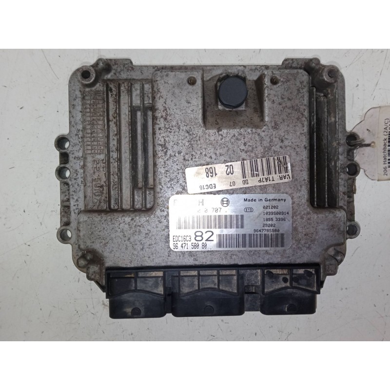 Recambio de centralita motor uce para peugeot 206 hatchback (2a/c) 1.4 hdi eco 70 referencia OEM IAM 9647158080 9647785580 02810