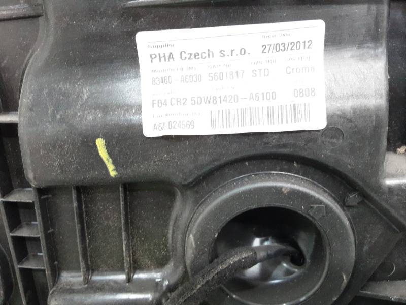 ELEVALUNAS ELECTRICO TRASERO DERECHO 83460-A5000 