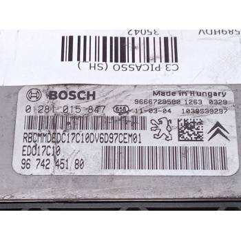 CENTRALITA MOTOR UCE 9674245180 0281015847