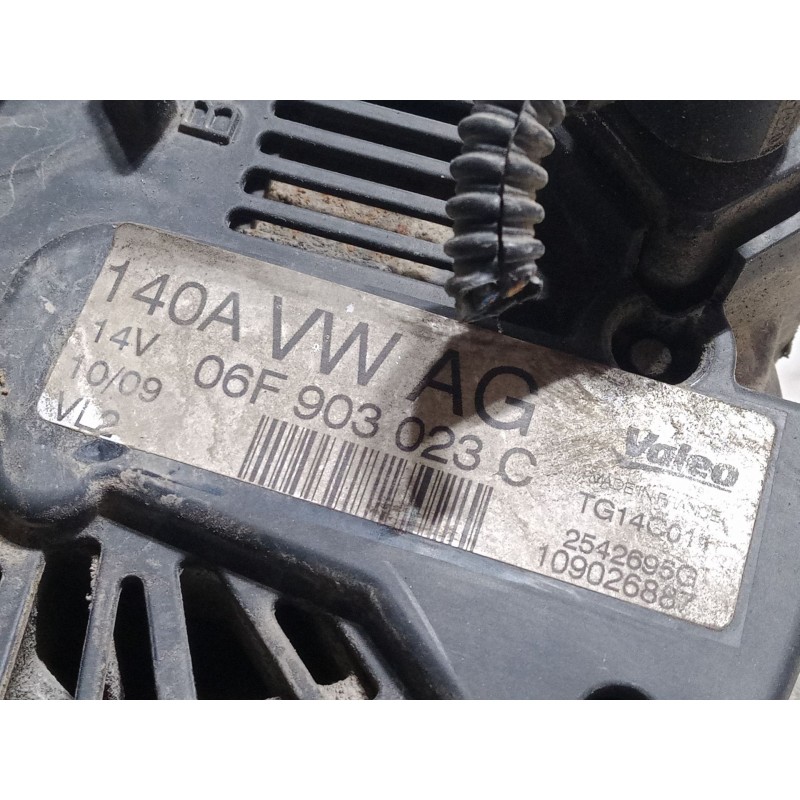 Recambio de alternador para volkswagen caddy iii furgoneta/monovolumen (2ka, 2kh, 2ca, 2ch) 1.9 tdi 4motion referencia OEM IAM  