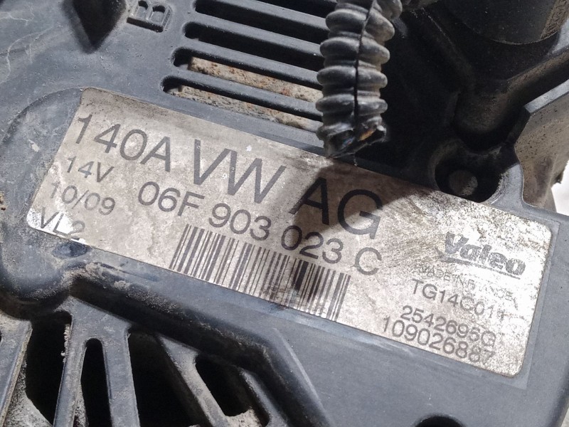 Recambio de alternador para volkswagen caddy iii furgoneta/monovolumen (2ka, 2kh, 2ca, 2ch) 1.9 tdi 4motion referencia OEM IAM  