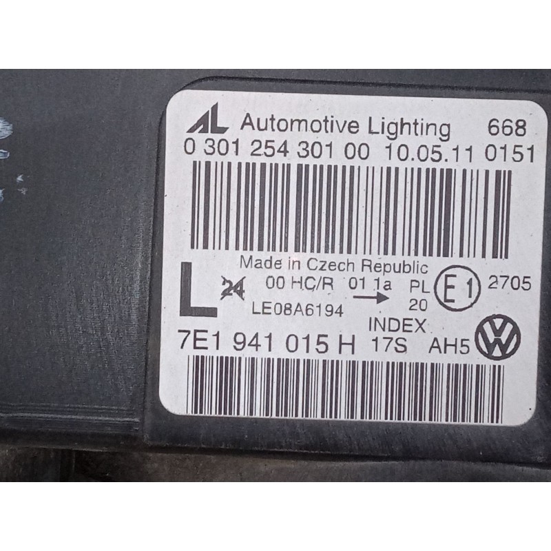 Recambio de faro izquierdo para volkswagen transporter t5 furgoneta (7ha, 7hh, 7ea, 7eh) 2.0 referencia OEM IAM    Recambio de faro izquierdo para volkswagen transporter t5 furgoneta (7ha, 7hh, 7ea, 7eh) 2.0 referencia OEM IAM