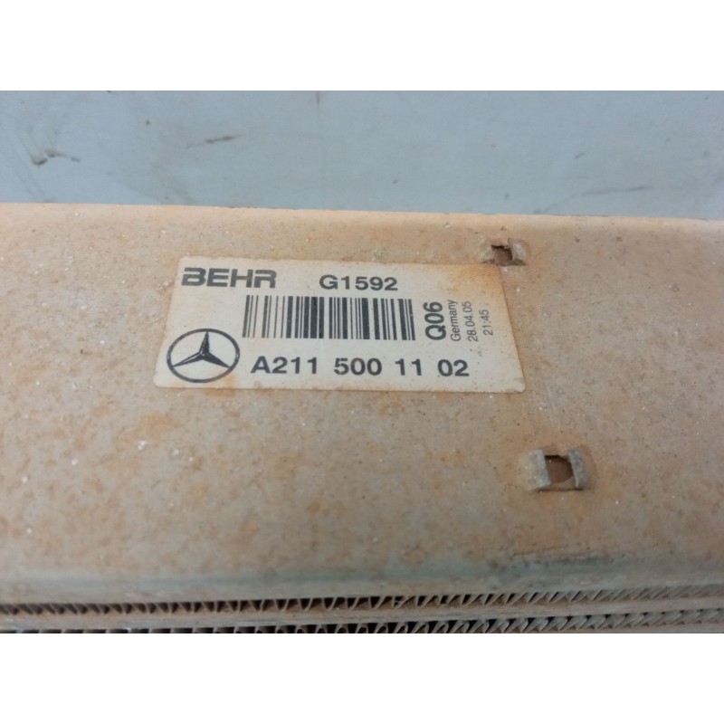 Recambio de intercooler para mercedes-benz clase e t-model (s211) e 200 t kompressor (211.242) referencia OEM IAM   
