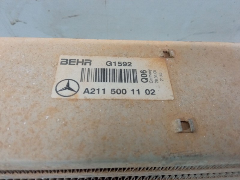 Recambio de intercooler para mercedes-benz clase e t-model (s211) e 200 t kompressor (211.242) referencia OEM IAM   